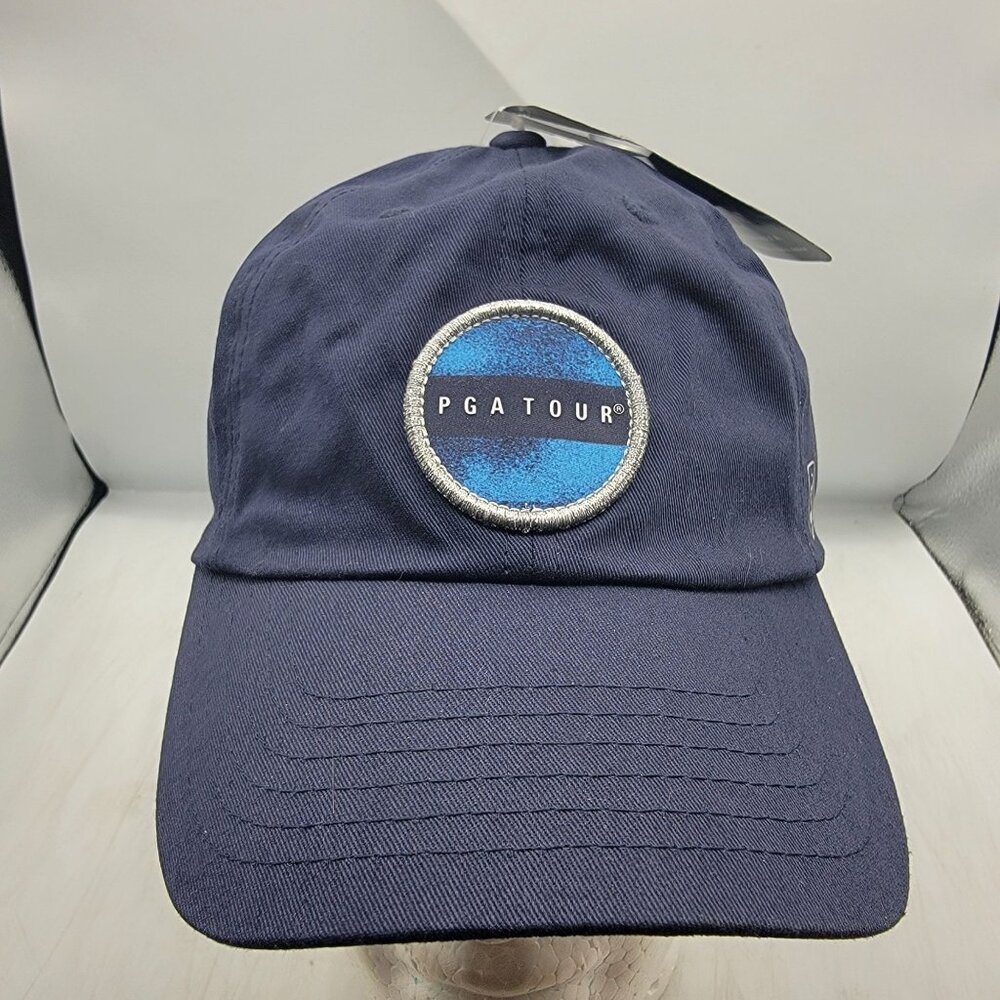 PGA Tour Adults Blue Baseball Hat Cap Athletic Outdoors Running Walking Comfort